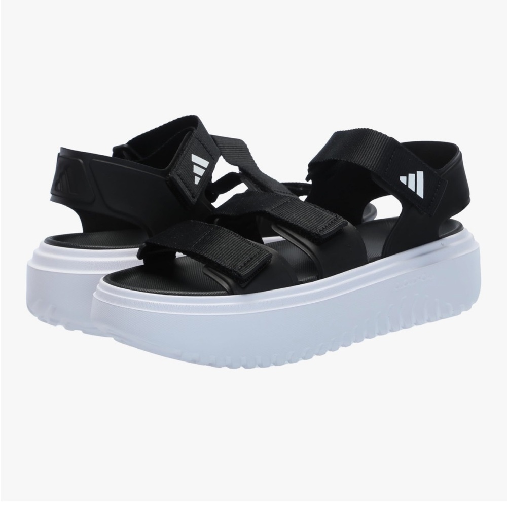 Adidas Women's Slyn Black Platform Sandals - New In Box size 7 sold out